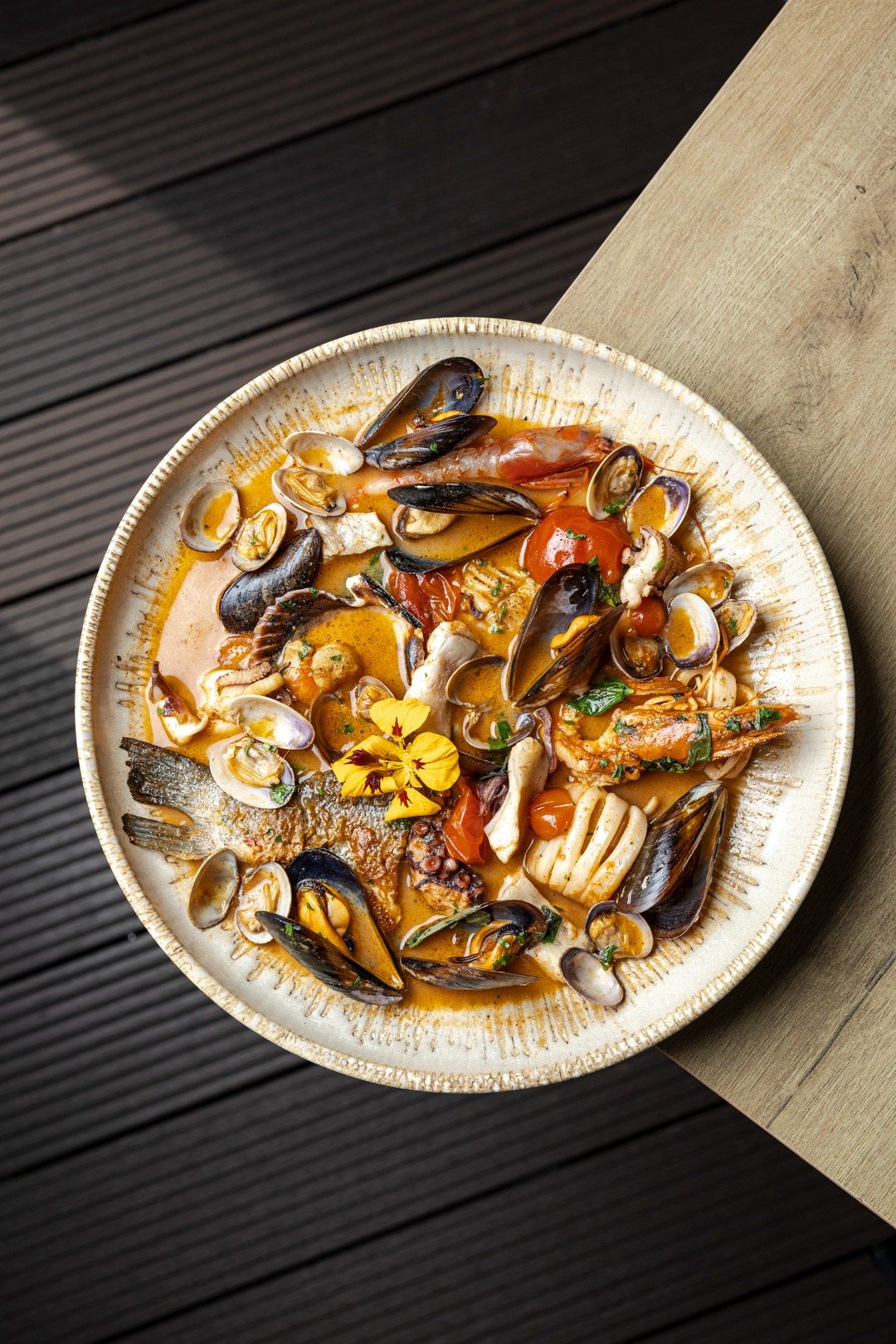 Selección de pescado y marisco